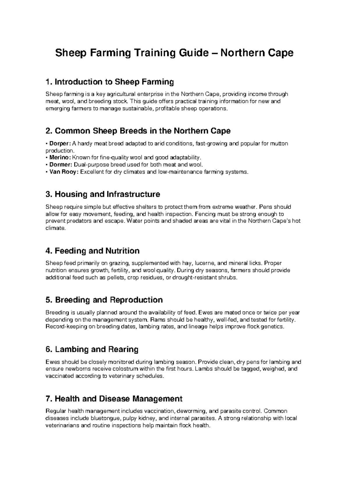 Sheep Farming Training Guide NC: Sustainable Practices & Management ...