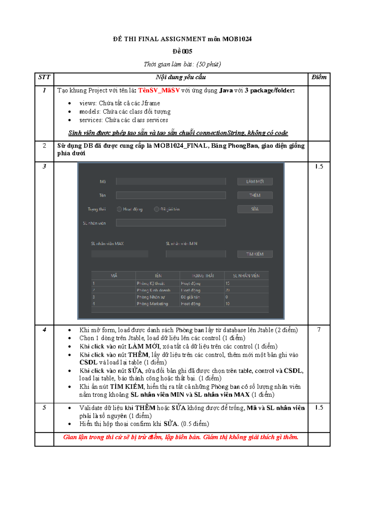 SP25 MOB1024 Final Assignment - Project Implementation Guide - Studocu