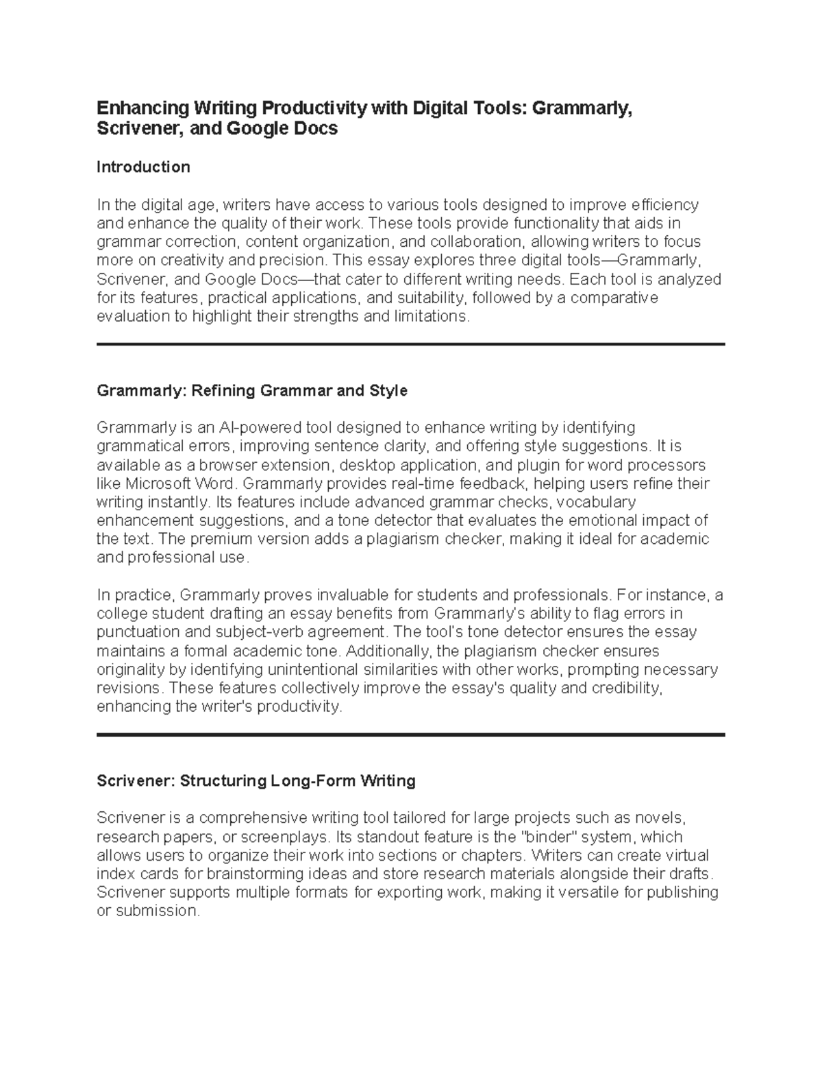 Composition Written - Enhancing Writing Productivity with Digital Tools ...