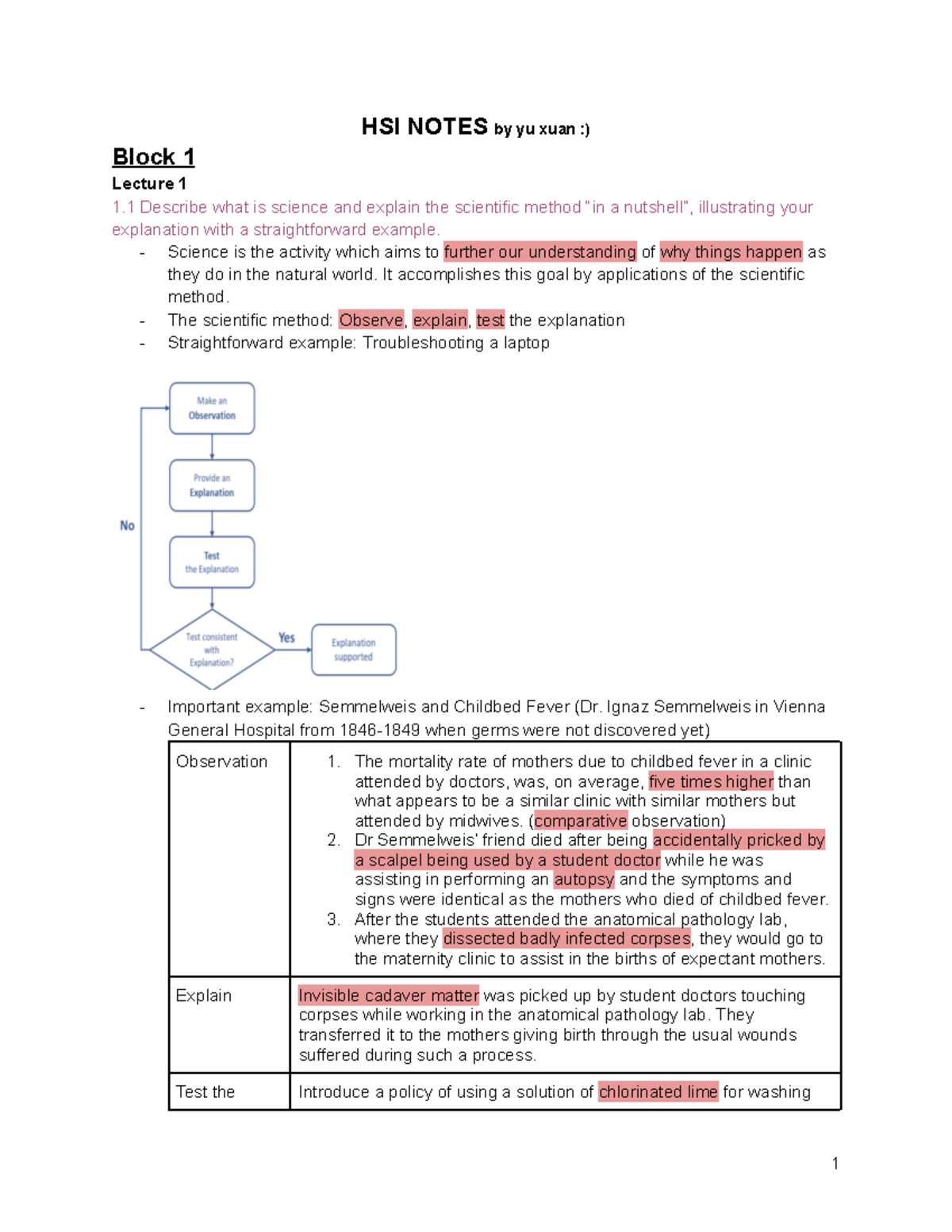 HSI 101: Final Exam Notes on Science & the Scientific Method - Studocu