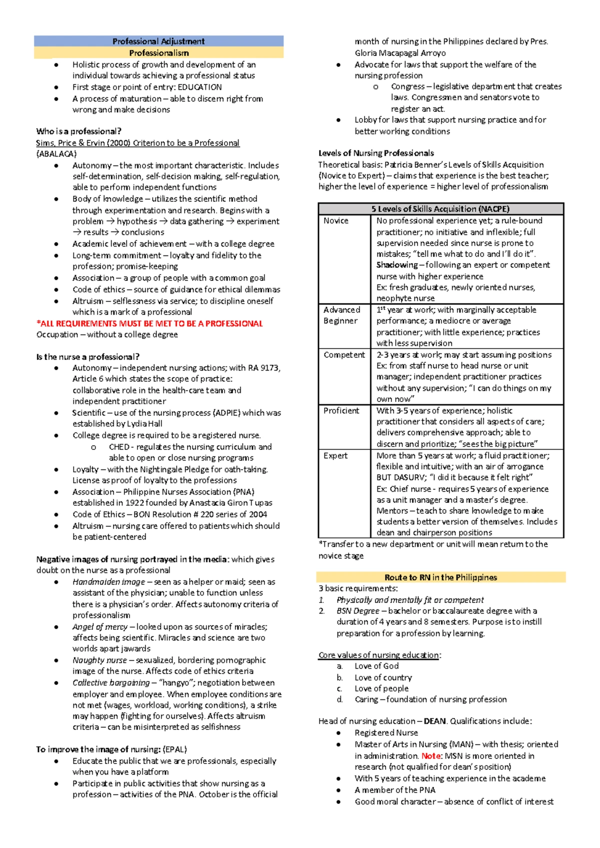 Pediatric Nursing: Growth, Development, and Theories Overview - Studocu