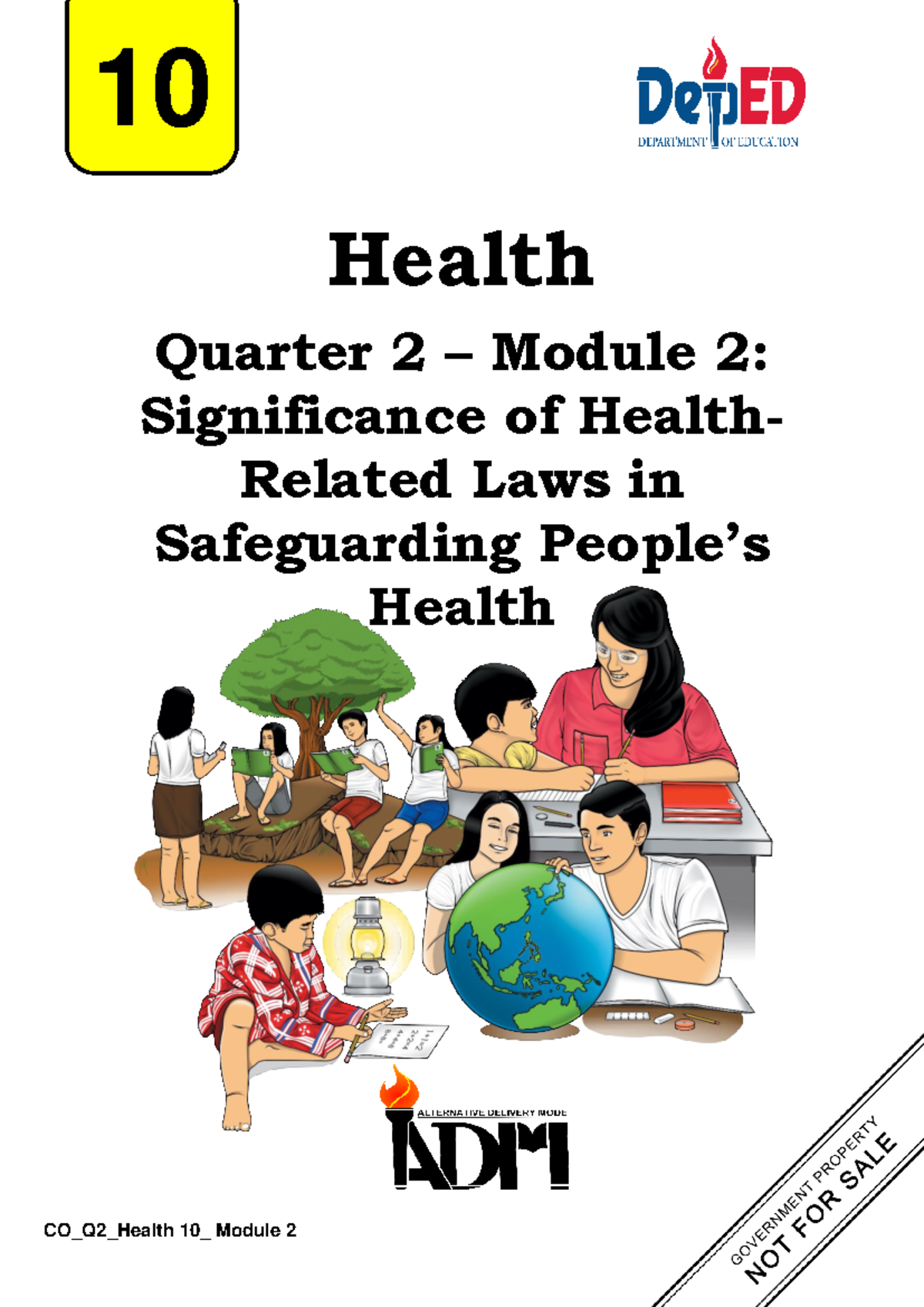 Health 10 Q2 Mod2 The Importance of Health-Related Laws in Safety - Studocu