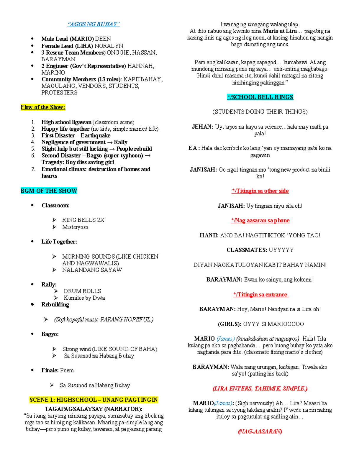 Dula-Script Draft: 