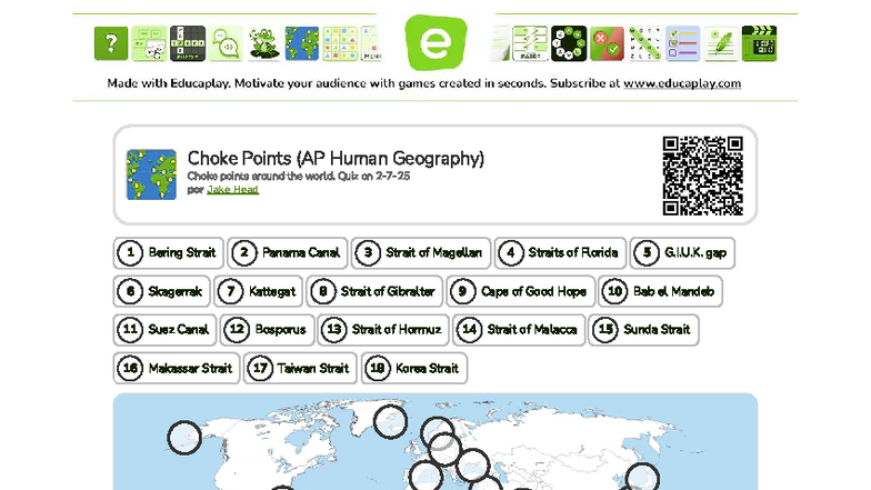 26383988-choke points ap human geography - Geografia económica y ...