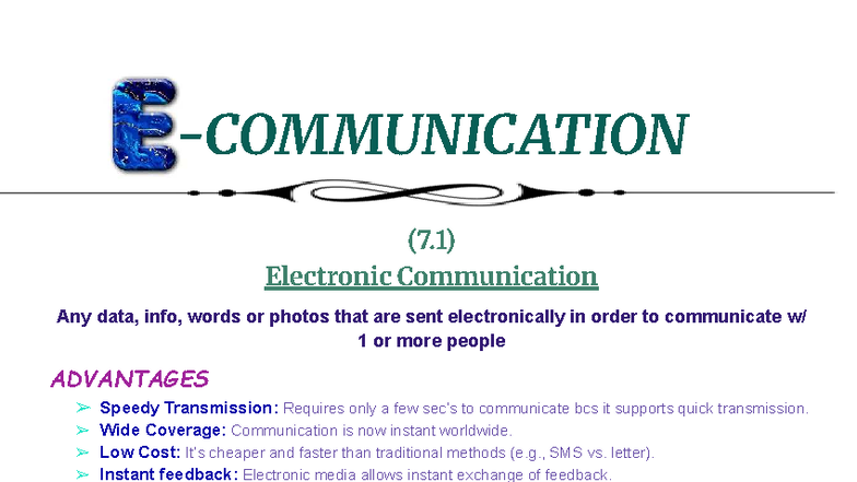 E-Communication Overview - Full Summary (Term 3) - Studocu
