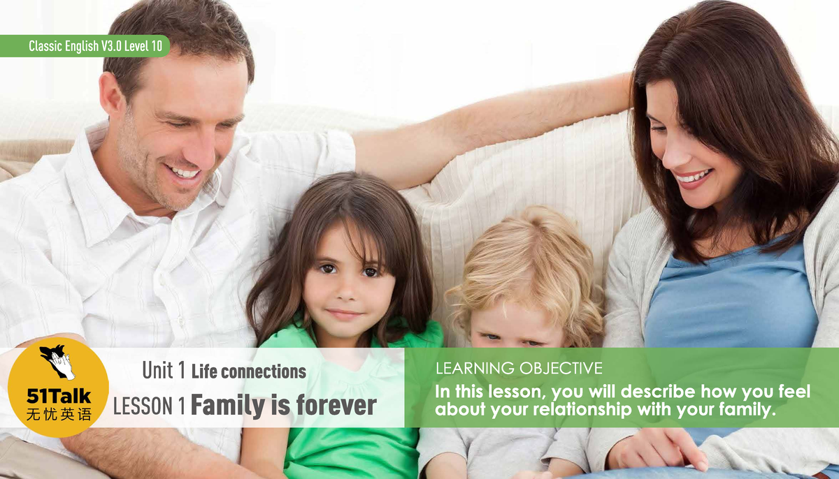 Unit 1: Family Connections - Lesson 1 (51Talk) - Studocu