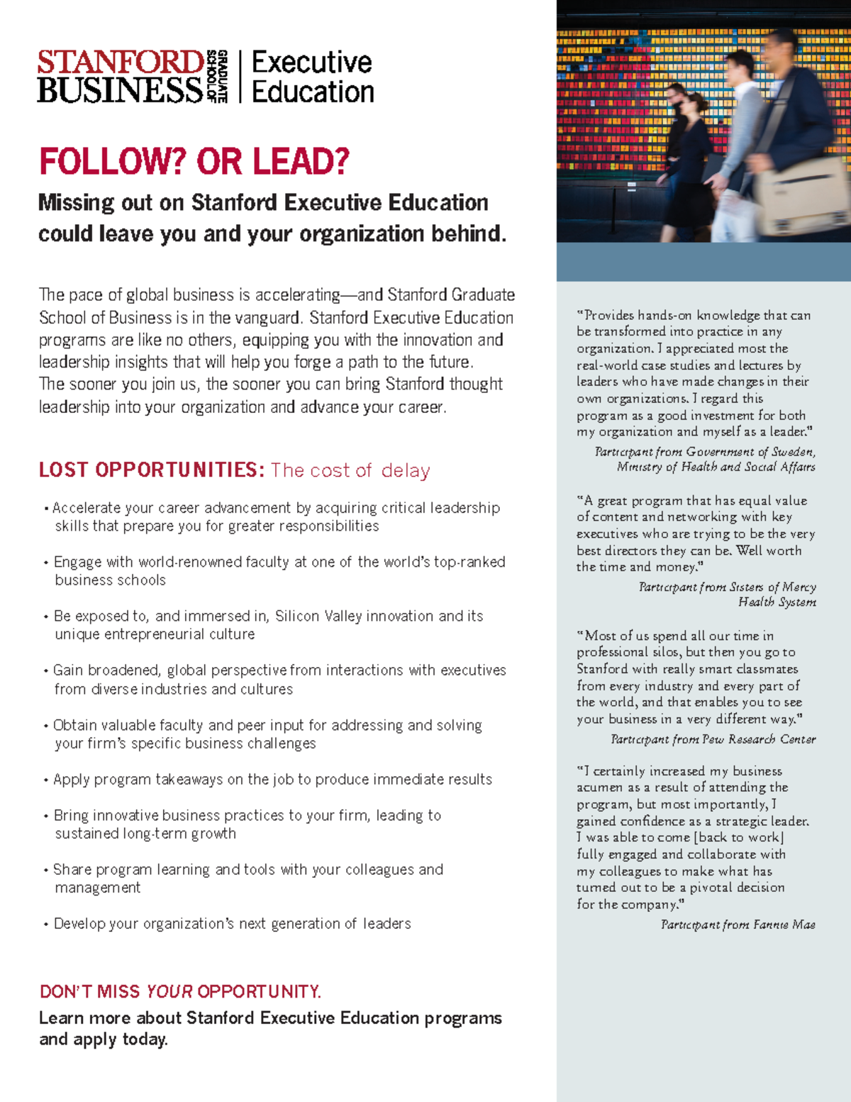 Stanford Executive Ed: Transform Your Leadership Skills Today - Studocu