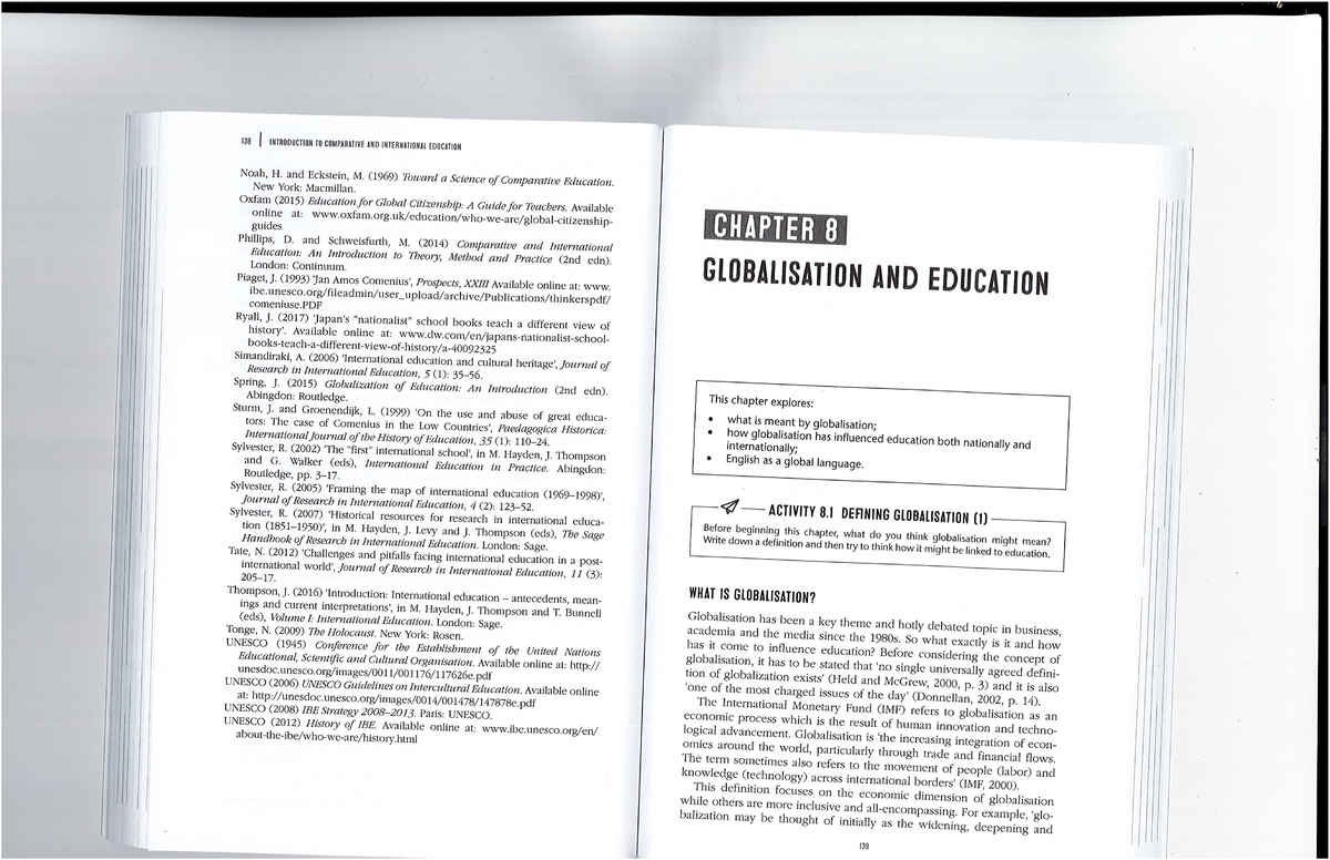 DOC013024 Final Exam Study Guide: Globalisation & Education - Studocu