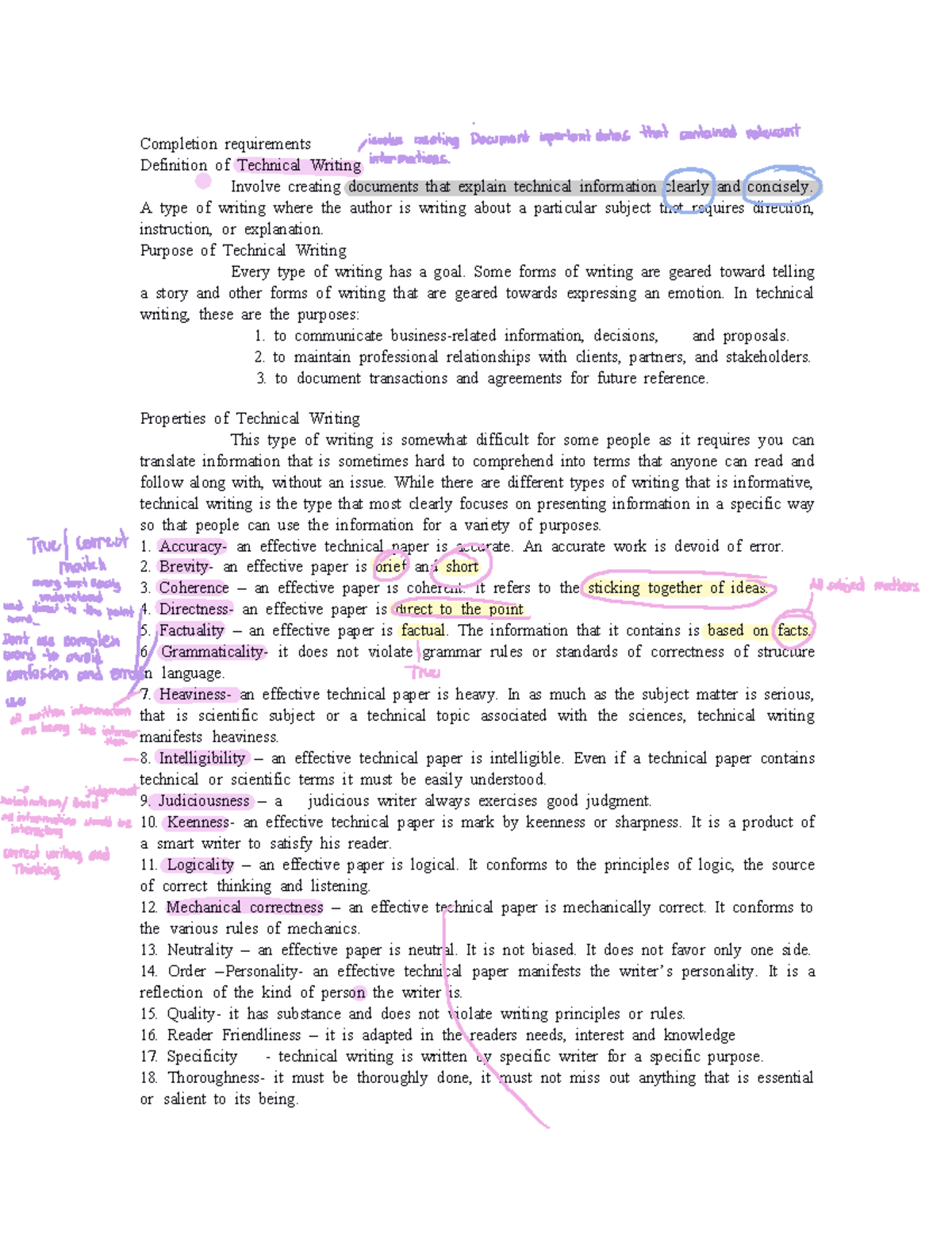 Lesson 1 - Understanding Technical Writing and Business Correspondence ...