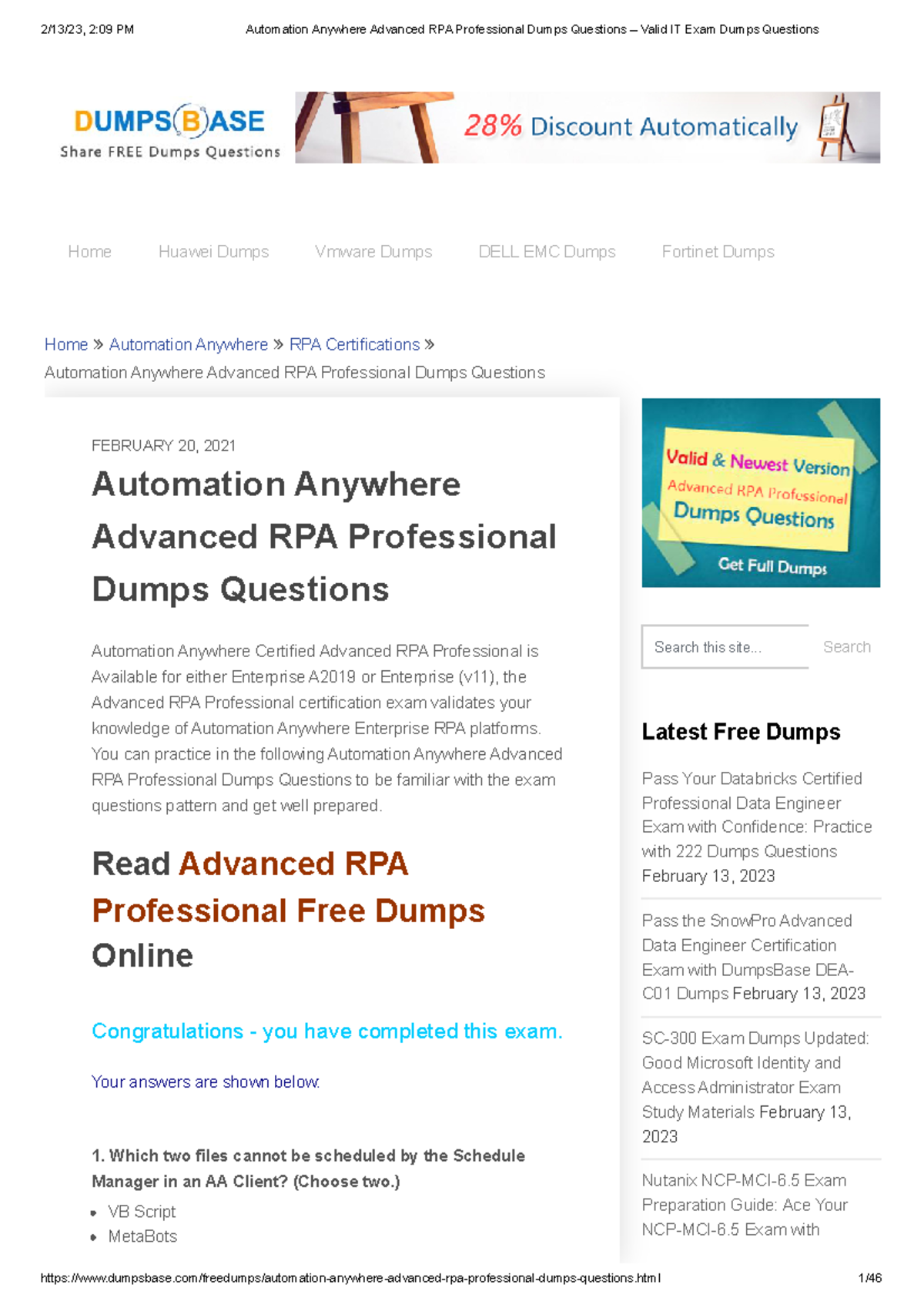 Advanced-rpa-professional-pdf - Copy - Automation Anywhere Advanced RPA ...