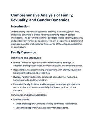 Understanding Family Dynamics and Relationships in Modern Society ...