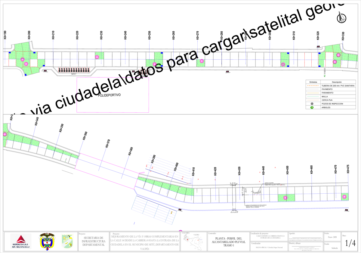 Diseño de Planta de Vía - Proyecto Mitú, VAUPÉS 2025 - Studocu
