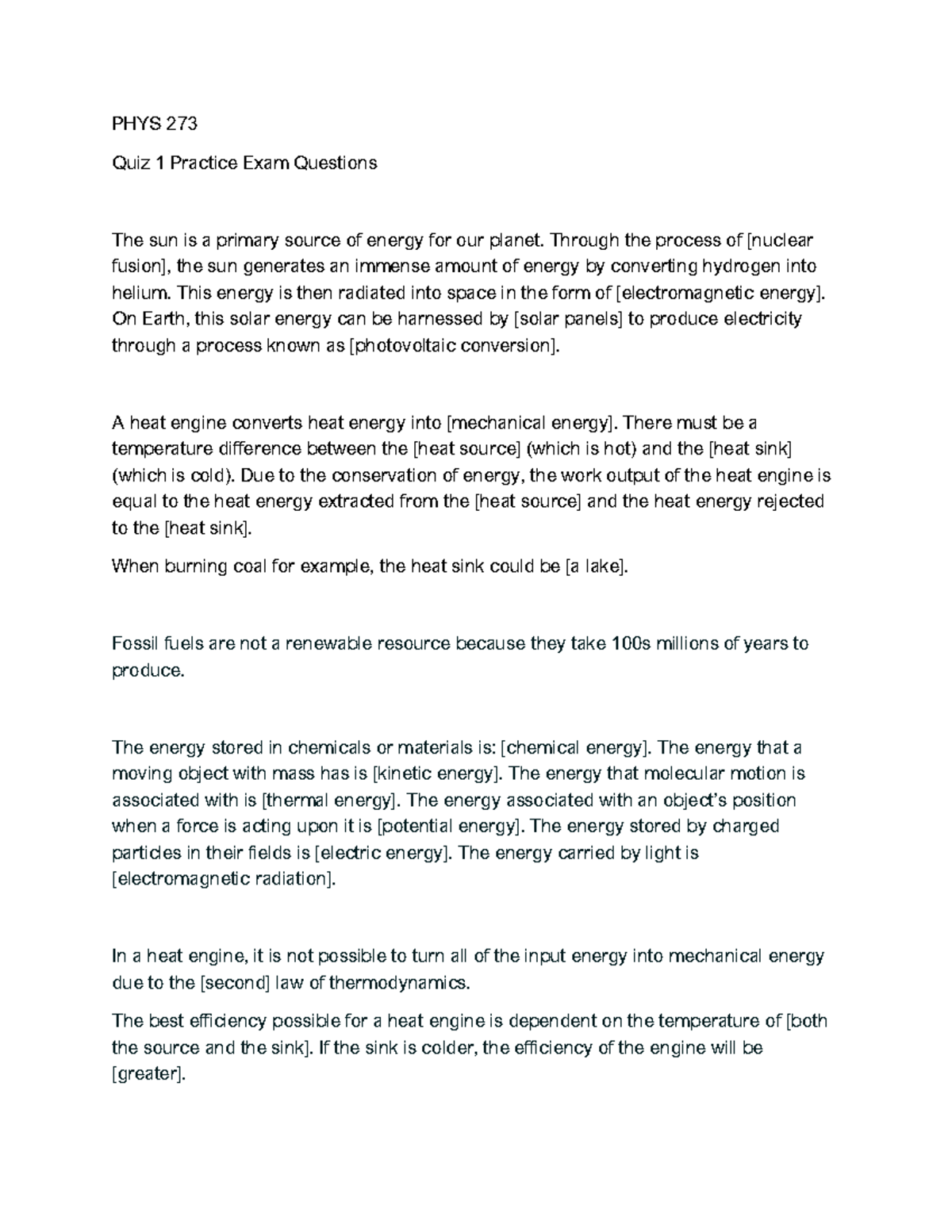 PHYS 273-Quiz1-Practice-Questions-2025 - PHYS 273 Quiz 1 Practice Exam ...