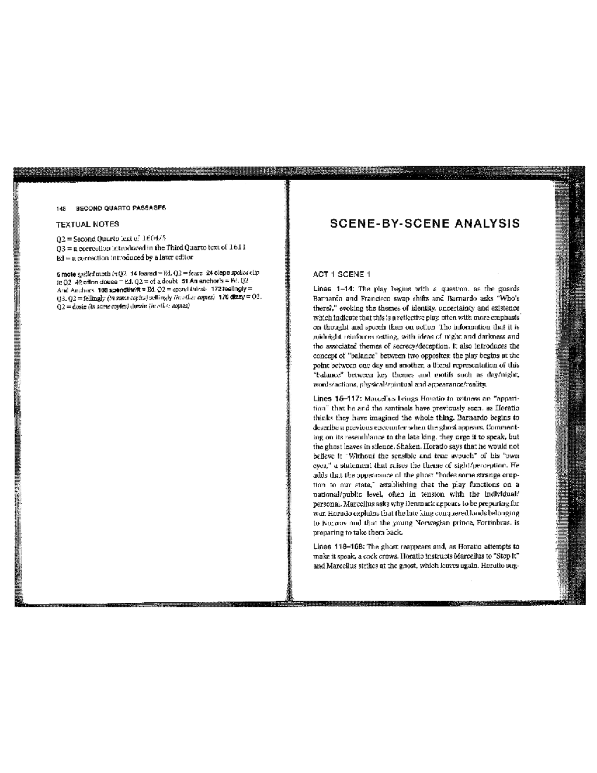 Hamlet (ENG 101) Scene-by-Scene Analysis and Summary Notes - Studocu