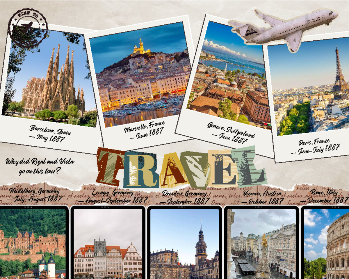 Rizal's Grand Tour Scrapbook: Insights from Europe (1887) - Studocu