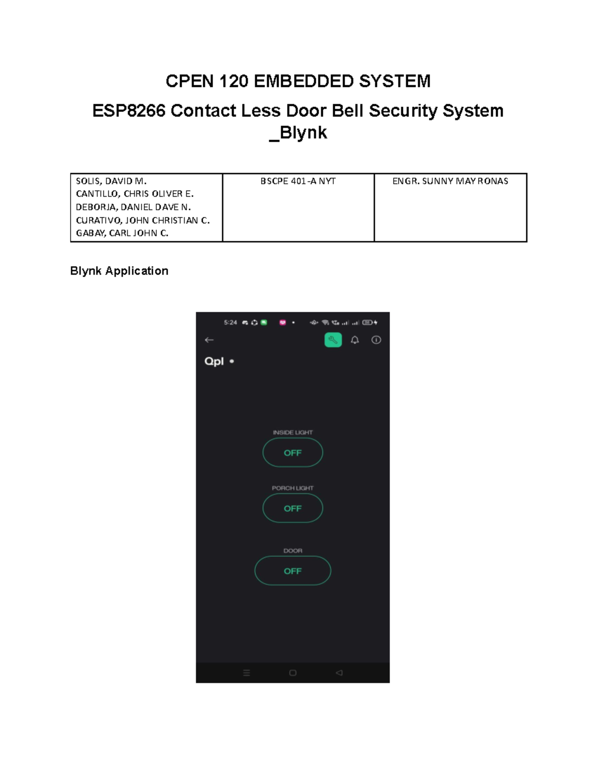 Multi Surveilance - Using ESP Microcontroller - CPEN 120 EMBEDDED ...
