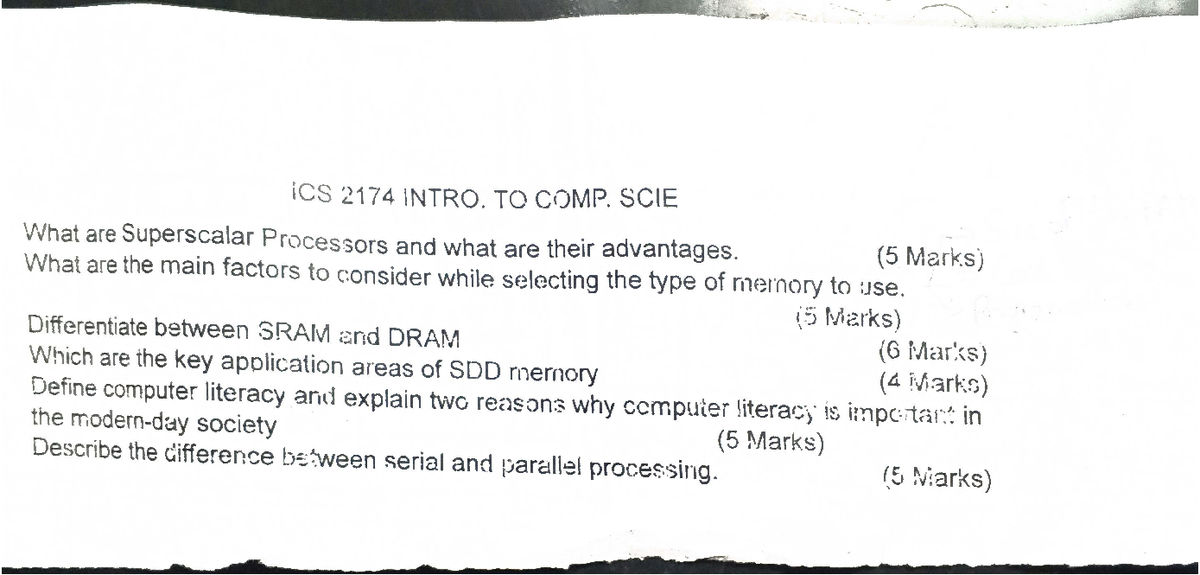 Computer Science Key Concepts