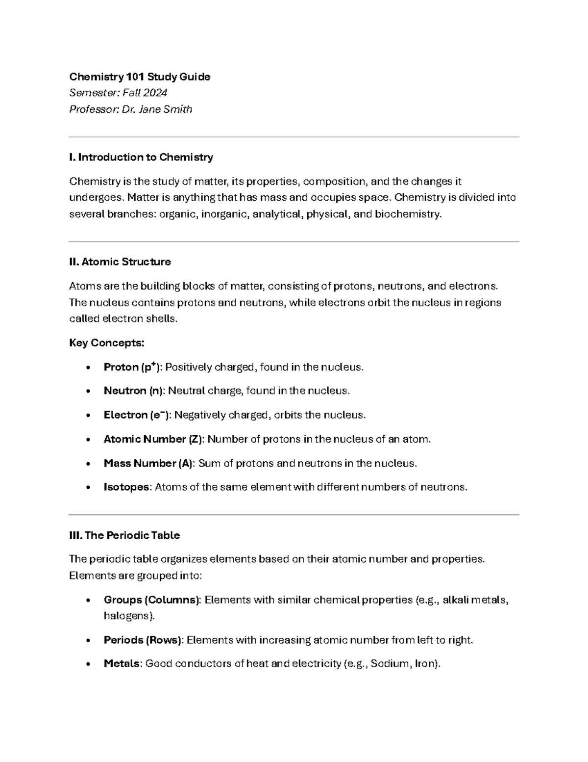 CHEM 102 - Comprehensive Study Notes for Final Exam Prep - Studocu