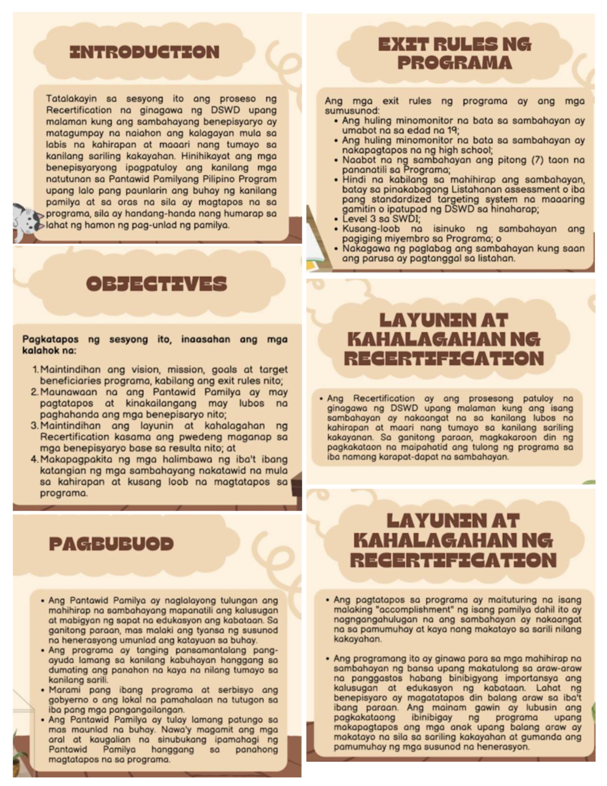 Recertification Process and Exit Rules for 4Ps Program - Studocu