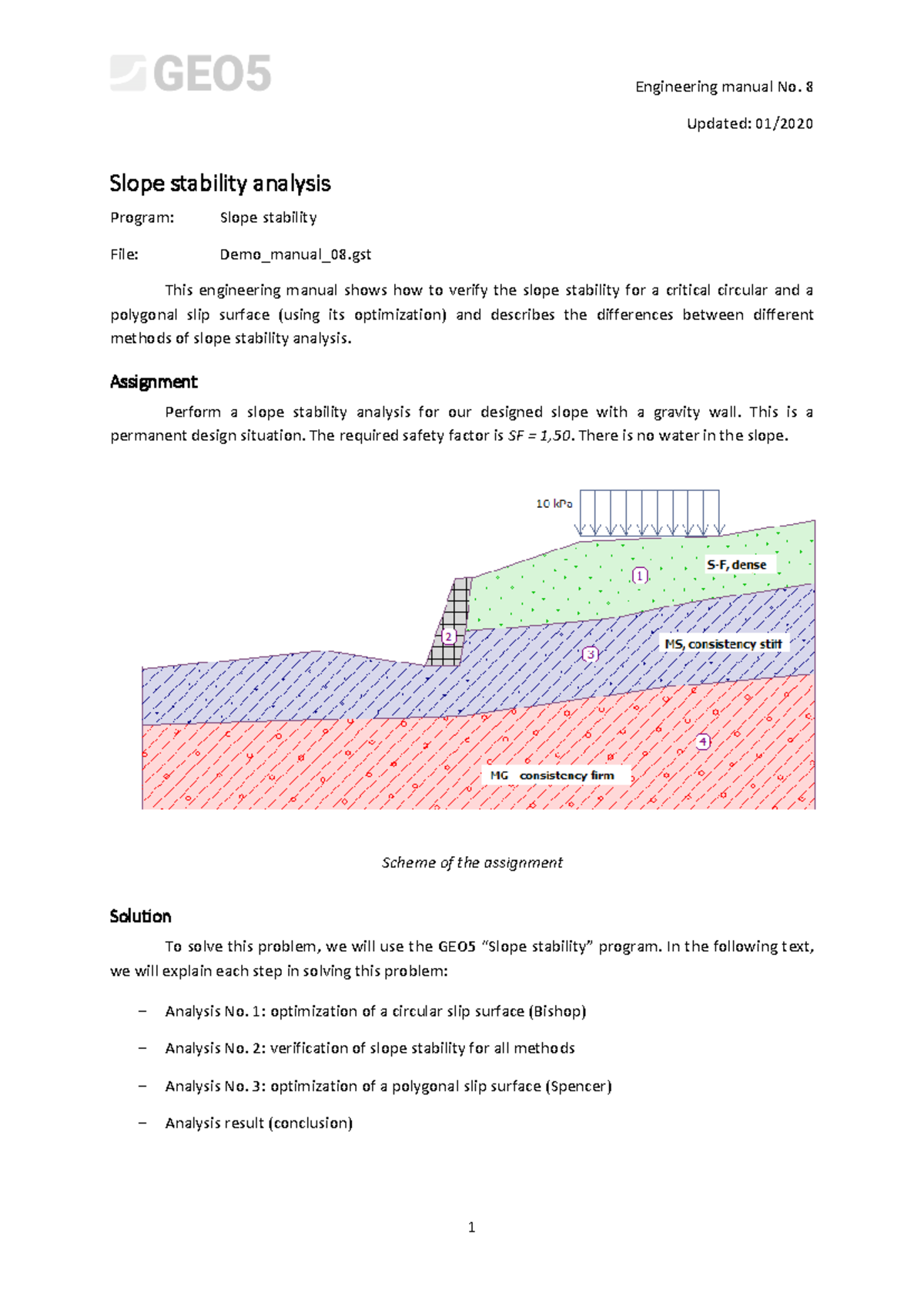Lecture 08: Slope Stability Analysis and Optimization Techniques - Studocu