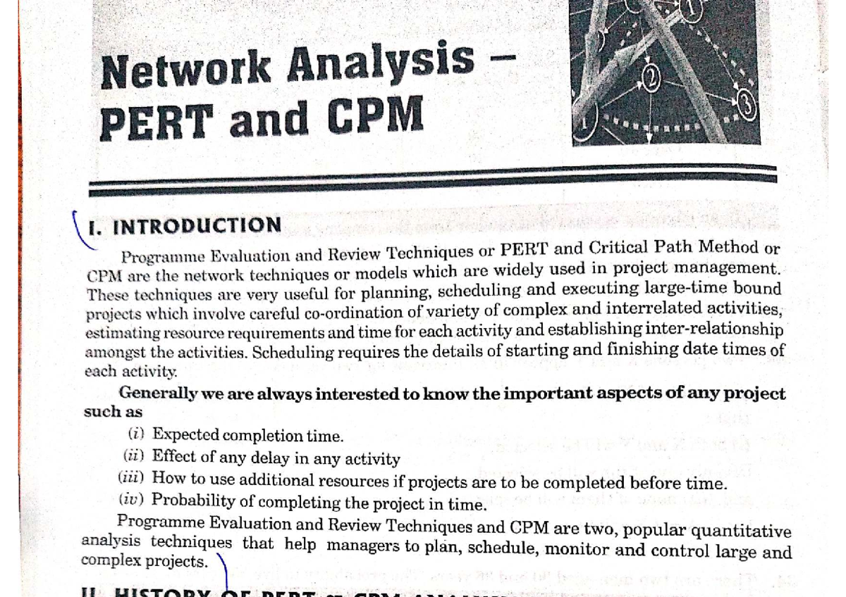 PERT and CPM: Lecture Notes on Project Management Techniques (SIS s ...