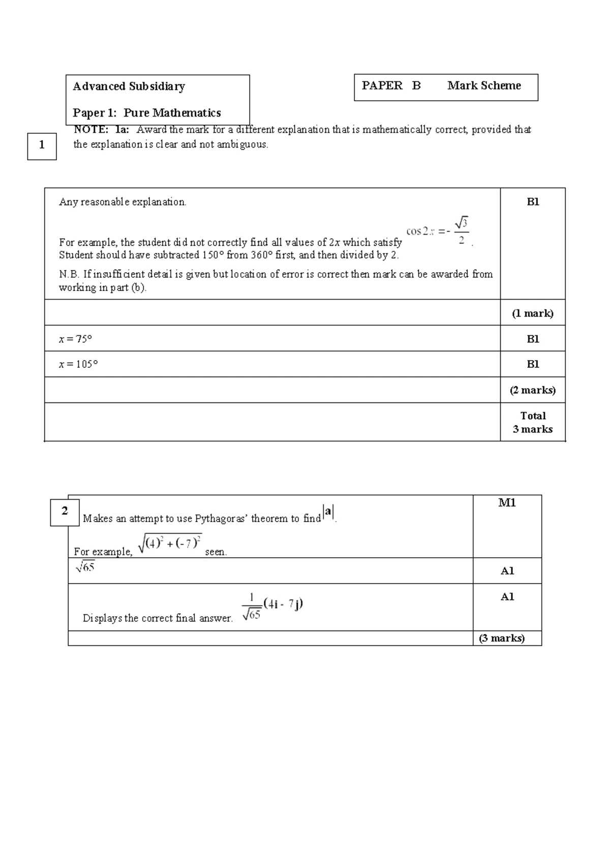 05 AS Pure Mathematics Practice Paper C - Practice Questions ...
