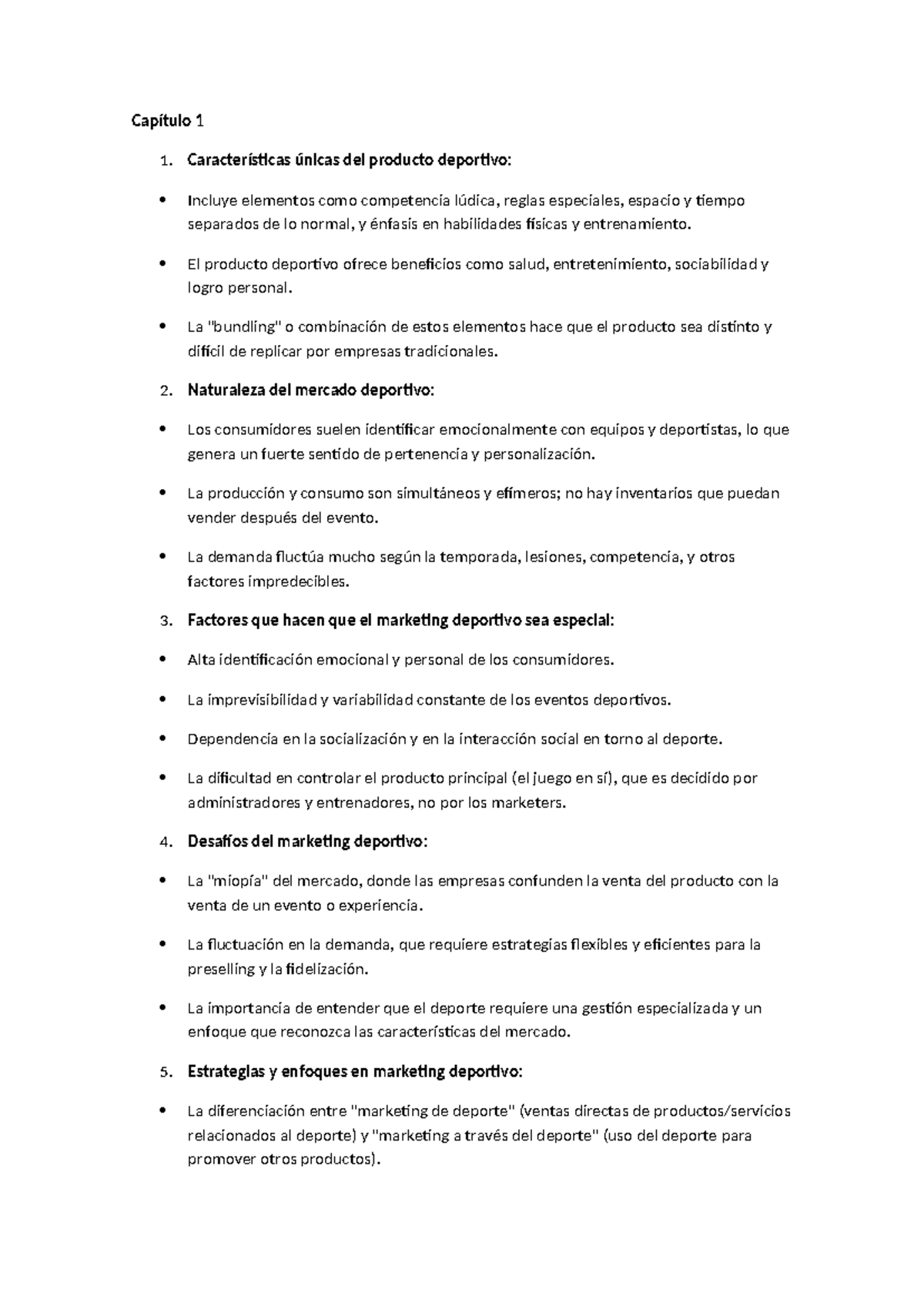 Capítulo 1-2: Características y Estrategias del Marketing Deportivo ...