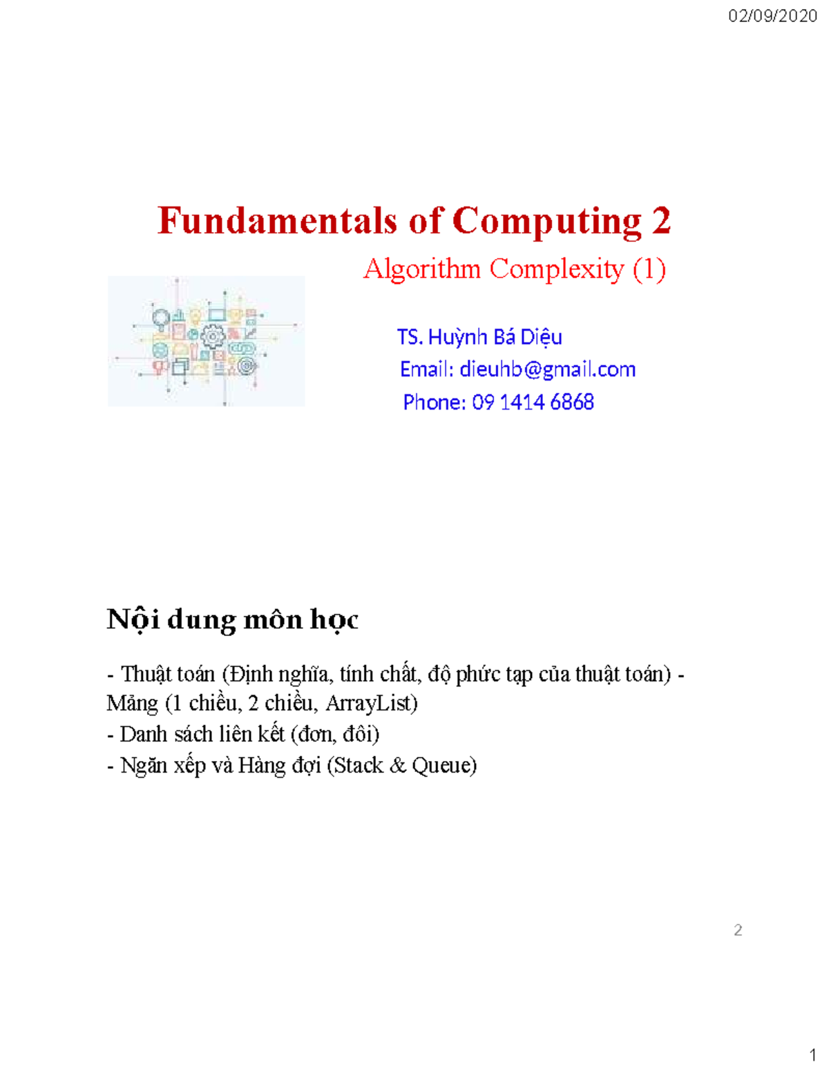 CMU-CS 316 - Fundamentals of Computing 2 - Algorithm Complexity Lecture ...
