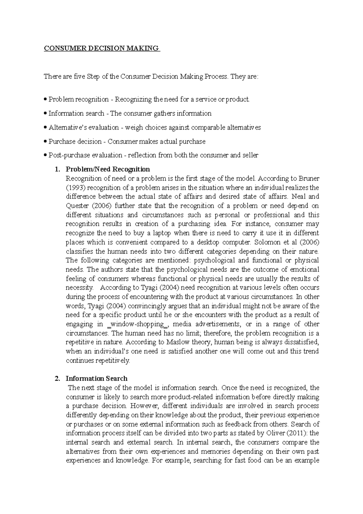 Consumer Behaviour & Decision Making Process: A Comprehensive Guide ...