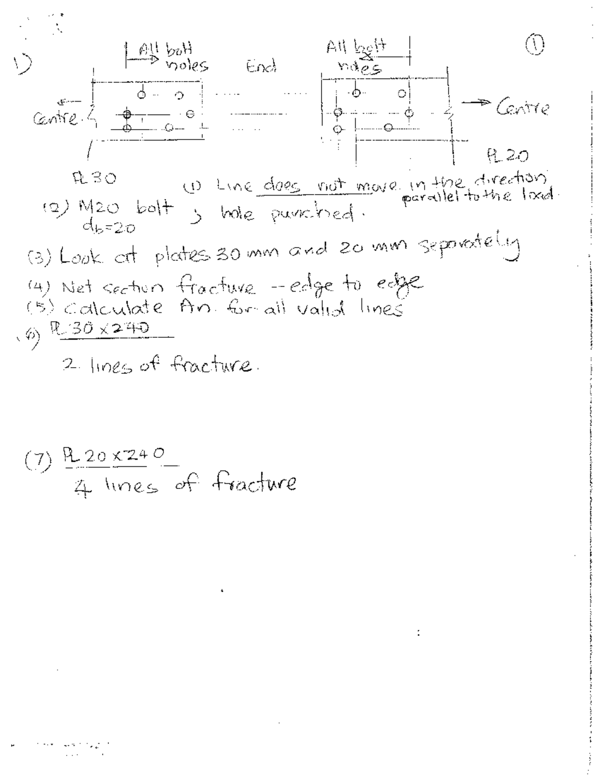 Assign 1 notes - Help for assgn 1 - All bolt All bolt 1) noles End ...