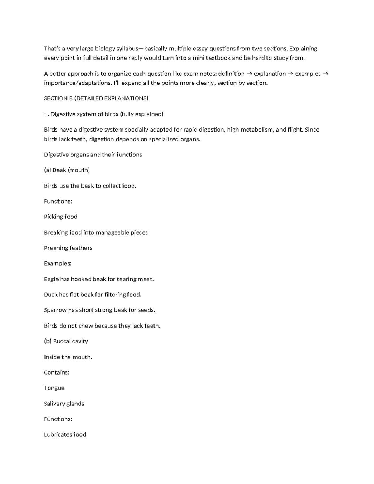 Mammology (BIO 301) Detailed Essay Questions & Answers - Studocu