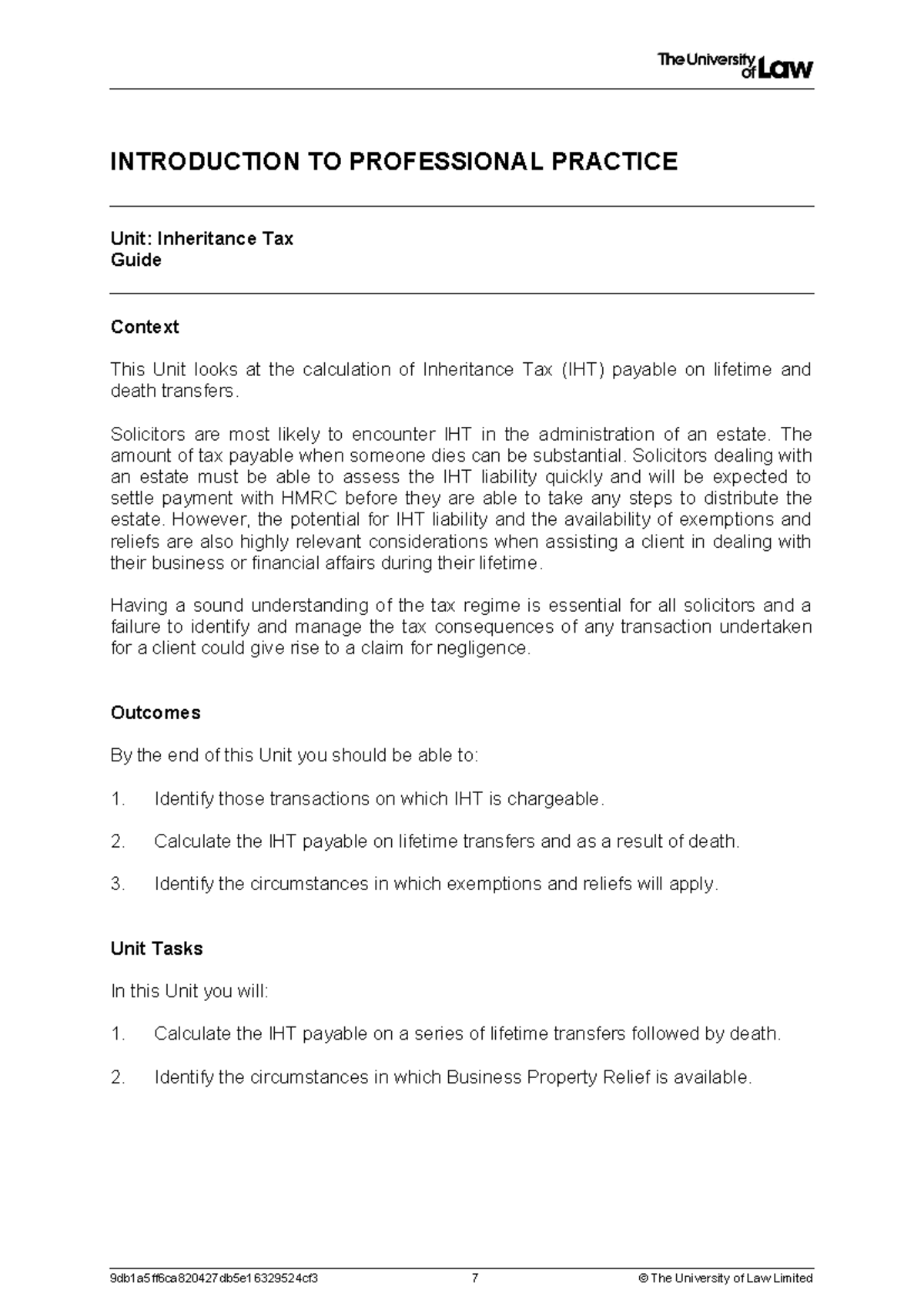 Inheritance Tax (IHT) Guide for Legal Practitioners: Essential ...