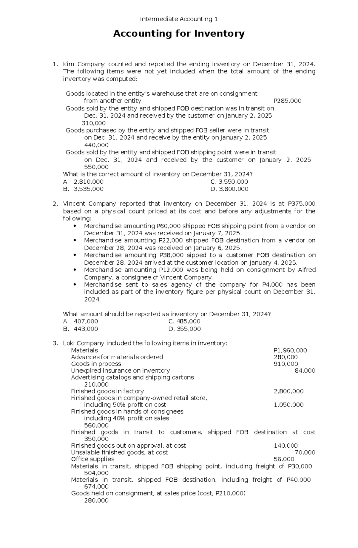 IA-1-Inventory - IA INVENTORY NOTES - Intermediate Accounting 1 ...