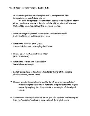 Section 1.3 Notes - section 1 : Experiments and Observational studies ⑨ ...