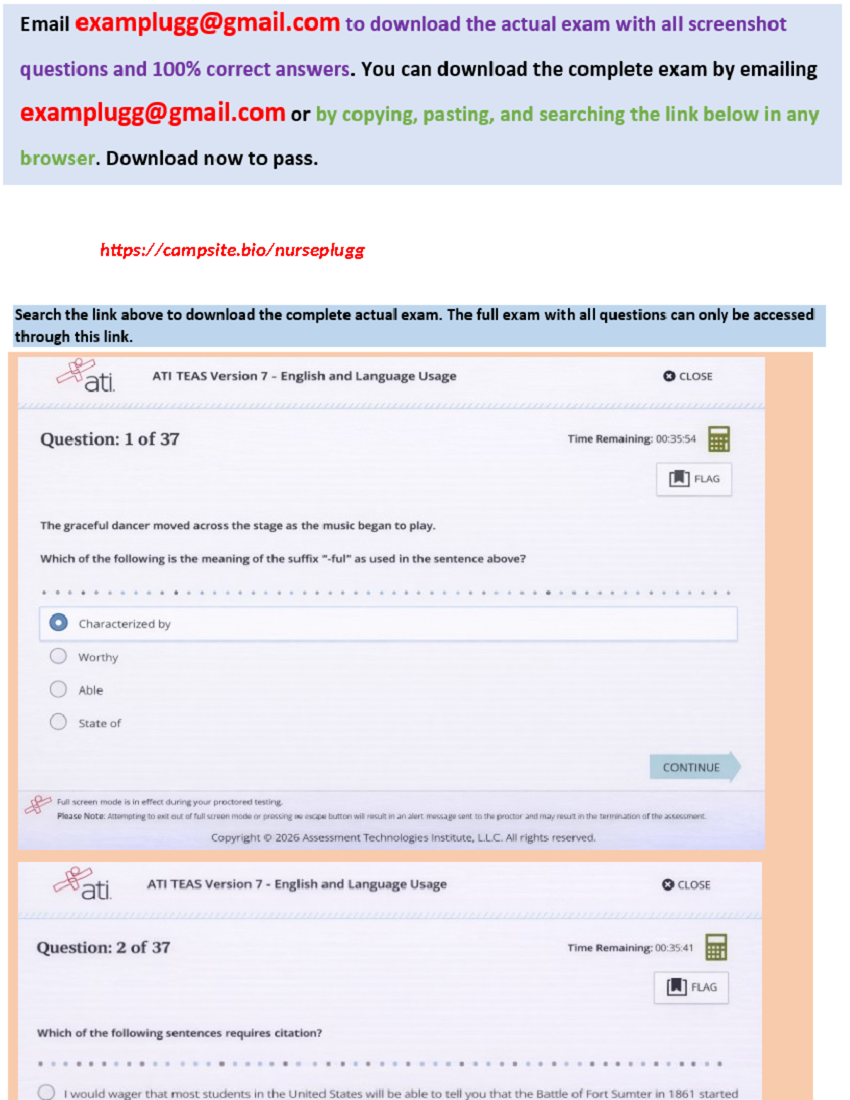 Approved ATI TEAS 7 Exam 2026: Complete Study Guide for All 4 Sections ...