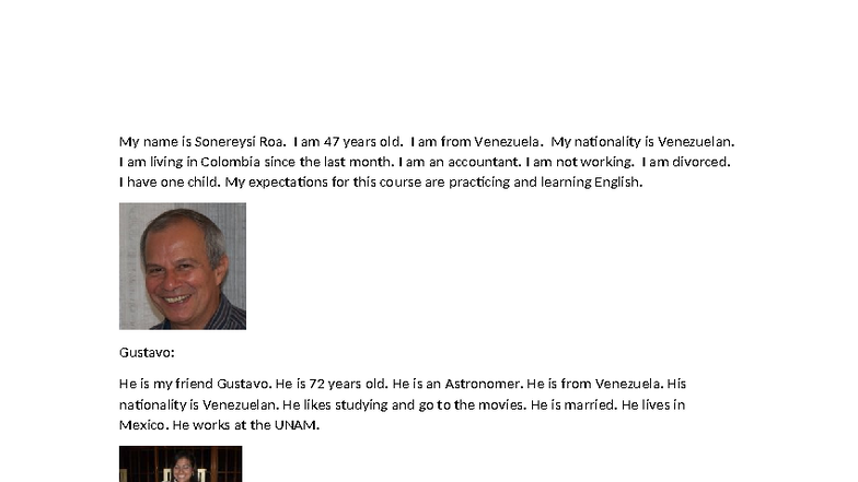 Evidence Blog Presentations 1: Personal Introductions - Studocu