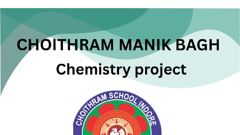 Chemistry Project: Adulterants in Food Products - Class XII - Studocu