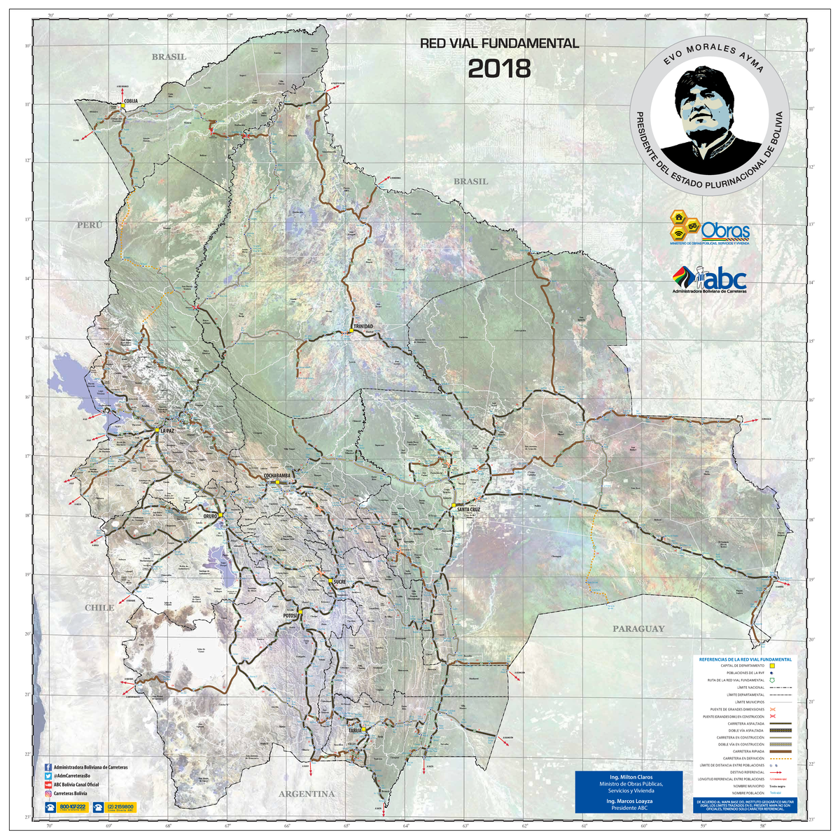 MAPA VIAL BOLIVIA 2018 - ABC Red Vial Fundamental - Studocu