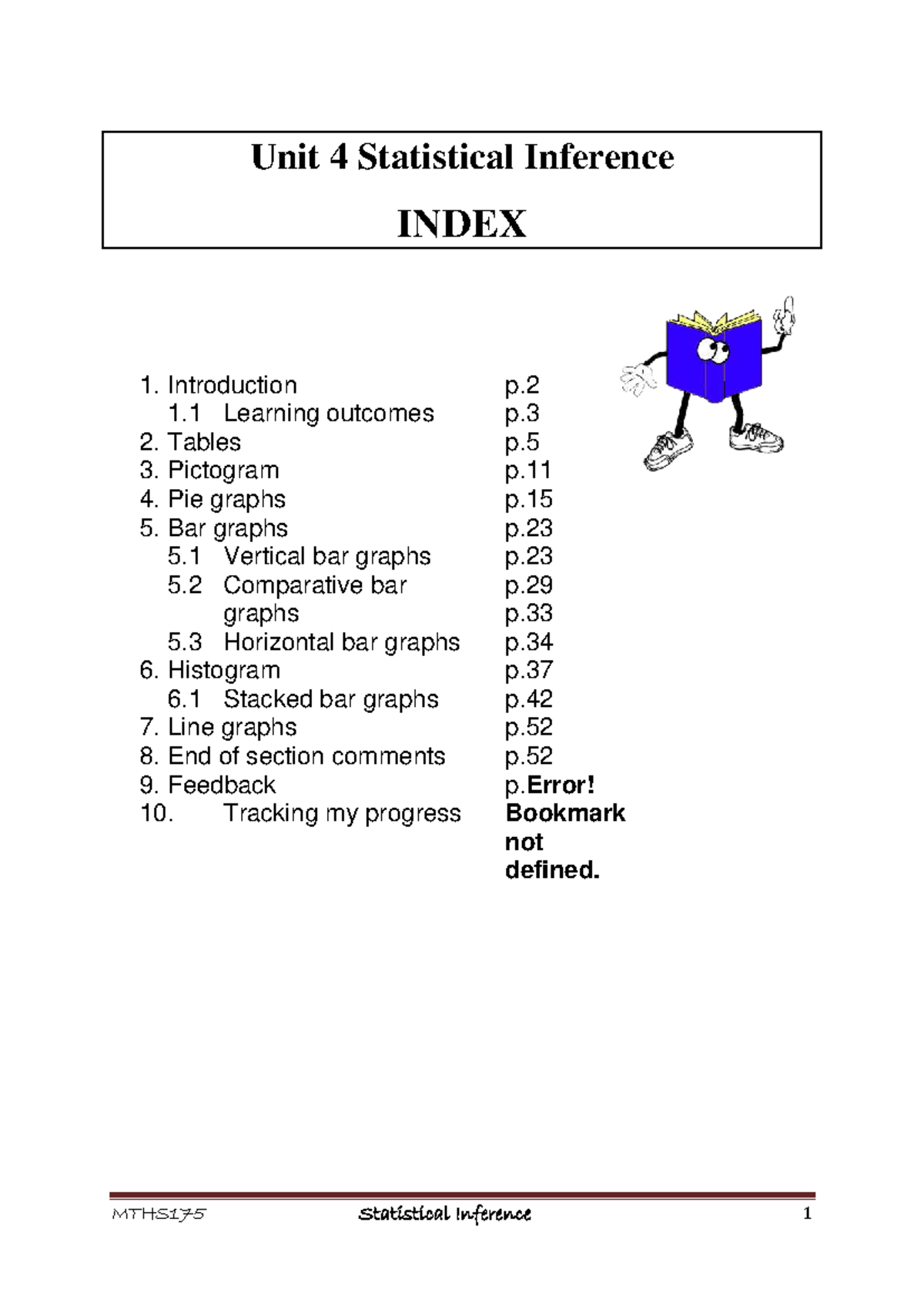 MTHS175 Unit 4 Statistical Inference Lesson 9 Overview - Studocu