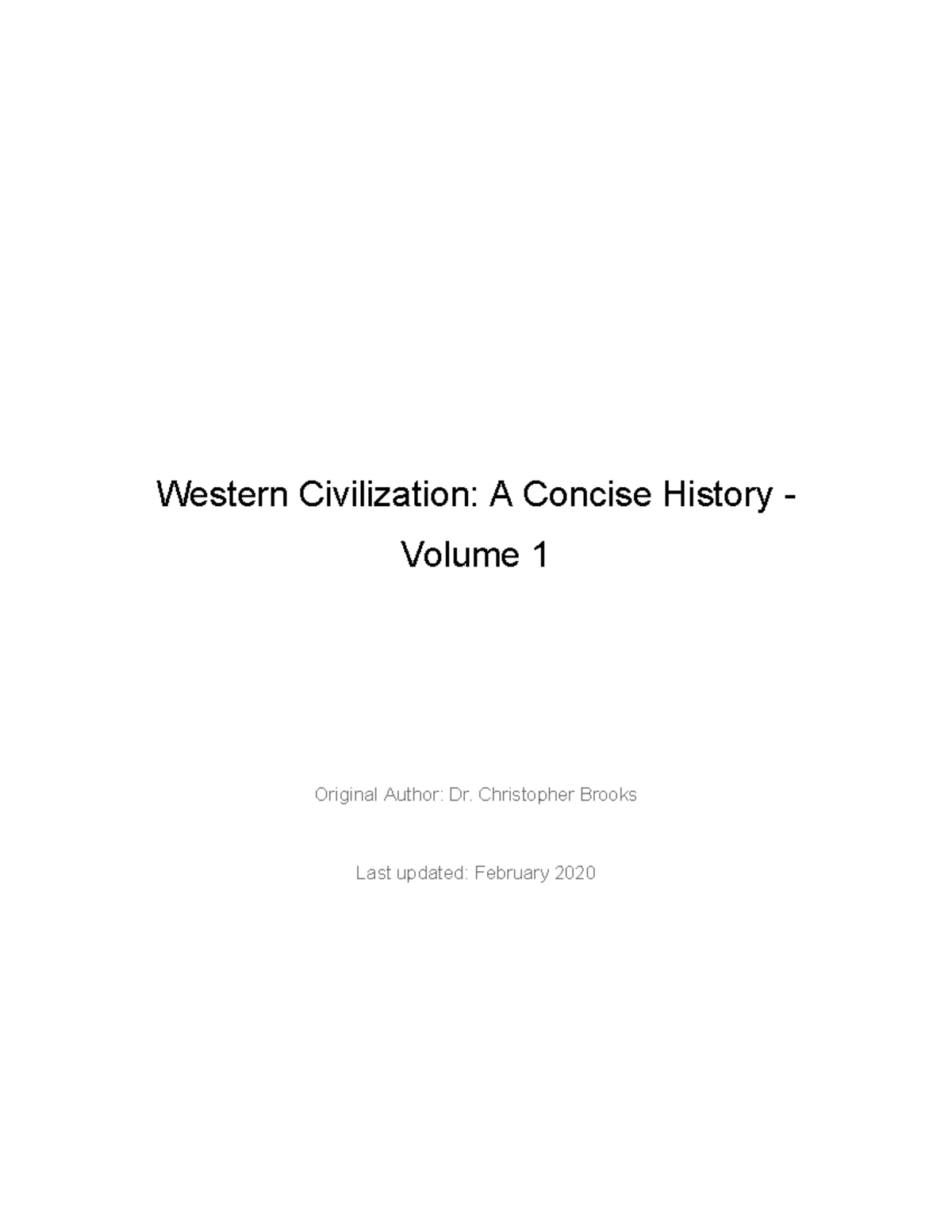 Western Civilization: A Concise History - Classical Age of Greece ...