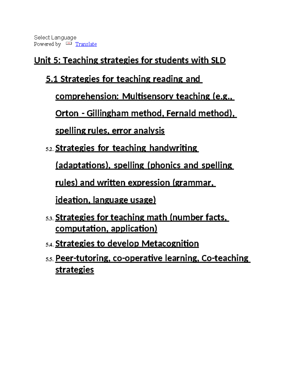 Unit 5 Teaching strategies for students with SLD - , Orton - Gillingham ...