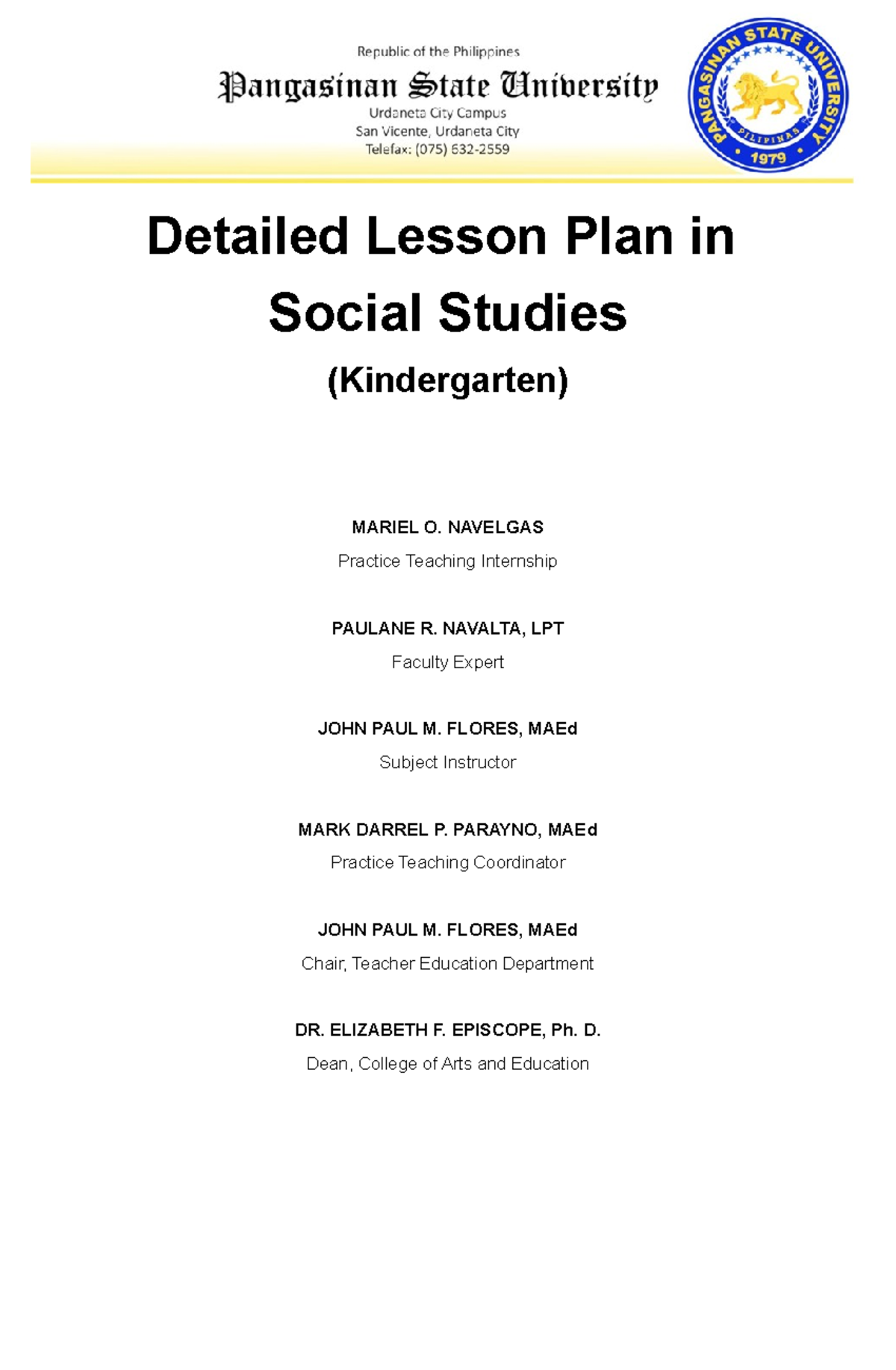 Social Studies Lesson Plan for Kindergarten - Public Market Exploration ...
