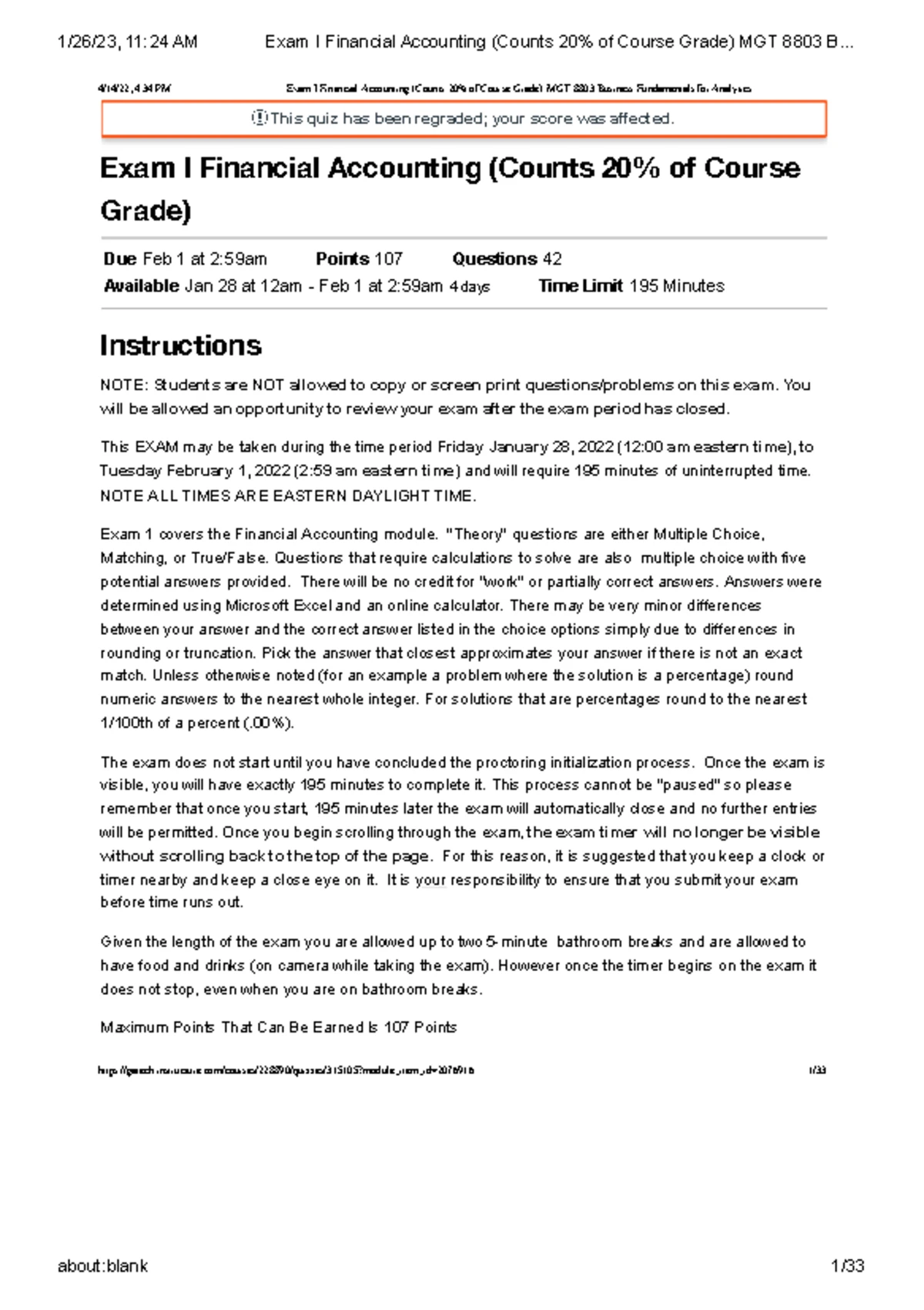 MGT 8803 Financial Accounting Week 1 Summary and Key Insights - Studocu