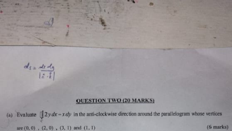 Vector Analysis Exam: Questions and Solutions (20 Marks Each) - Studocu