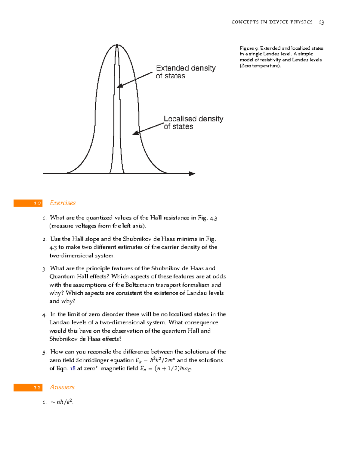 Concepts in Device Physics: Extended & Localized Density of States (15 ...