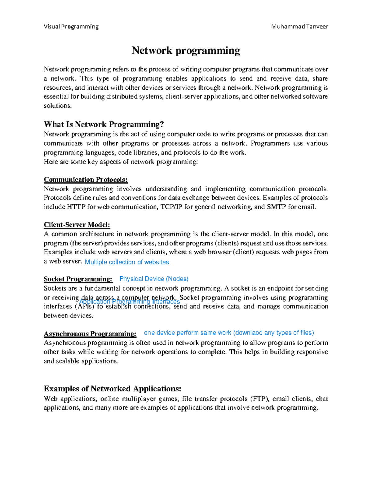 Entrepreneurship: Understanding Network Programming & Class Libraries ...