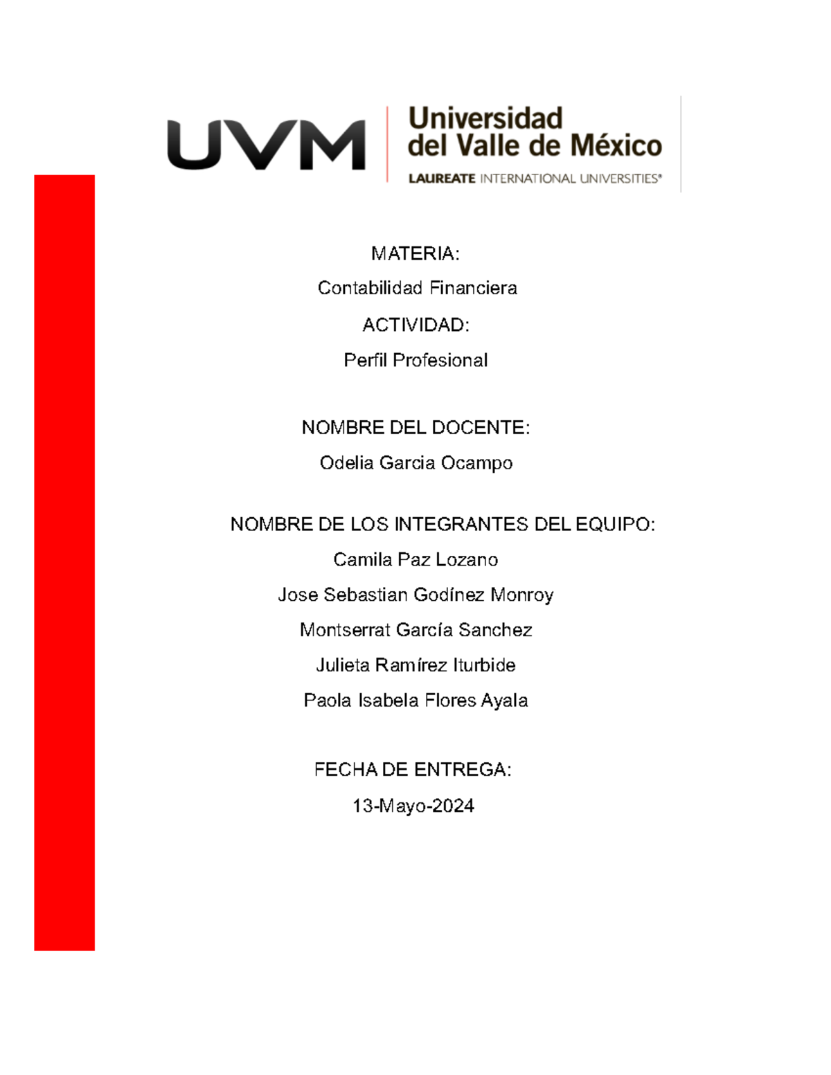 ACT7 CPL - nhhhh - MATERIA: Contabilidad Financiera ACTIVIDAD: Perfil ...