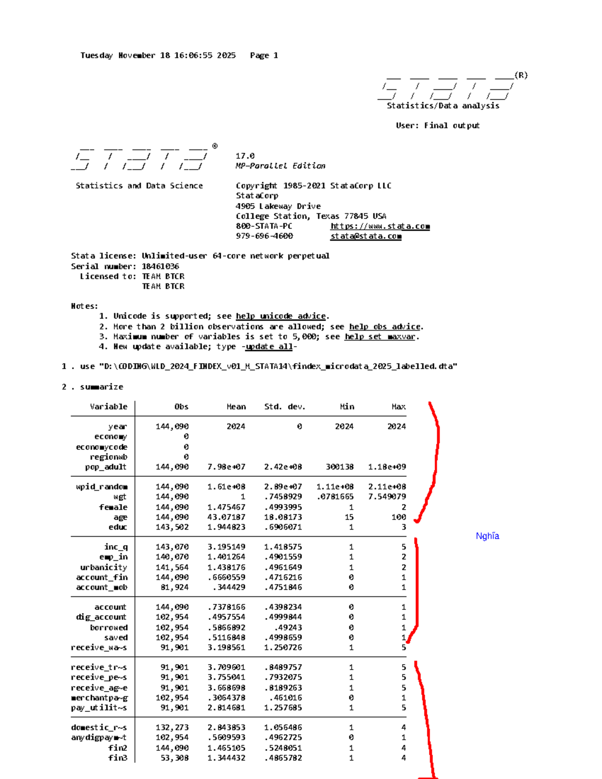 Final Output Analysis for Statistics and Data Science 17.0 - Studocu