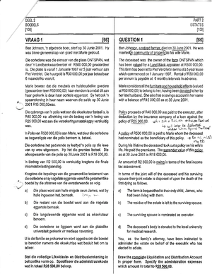 L&D Account Example for Amanda Little Estate - LASU - Studocu