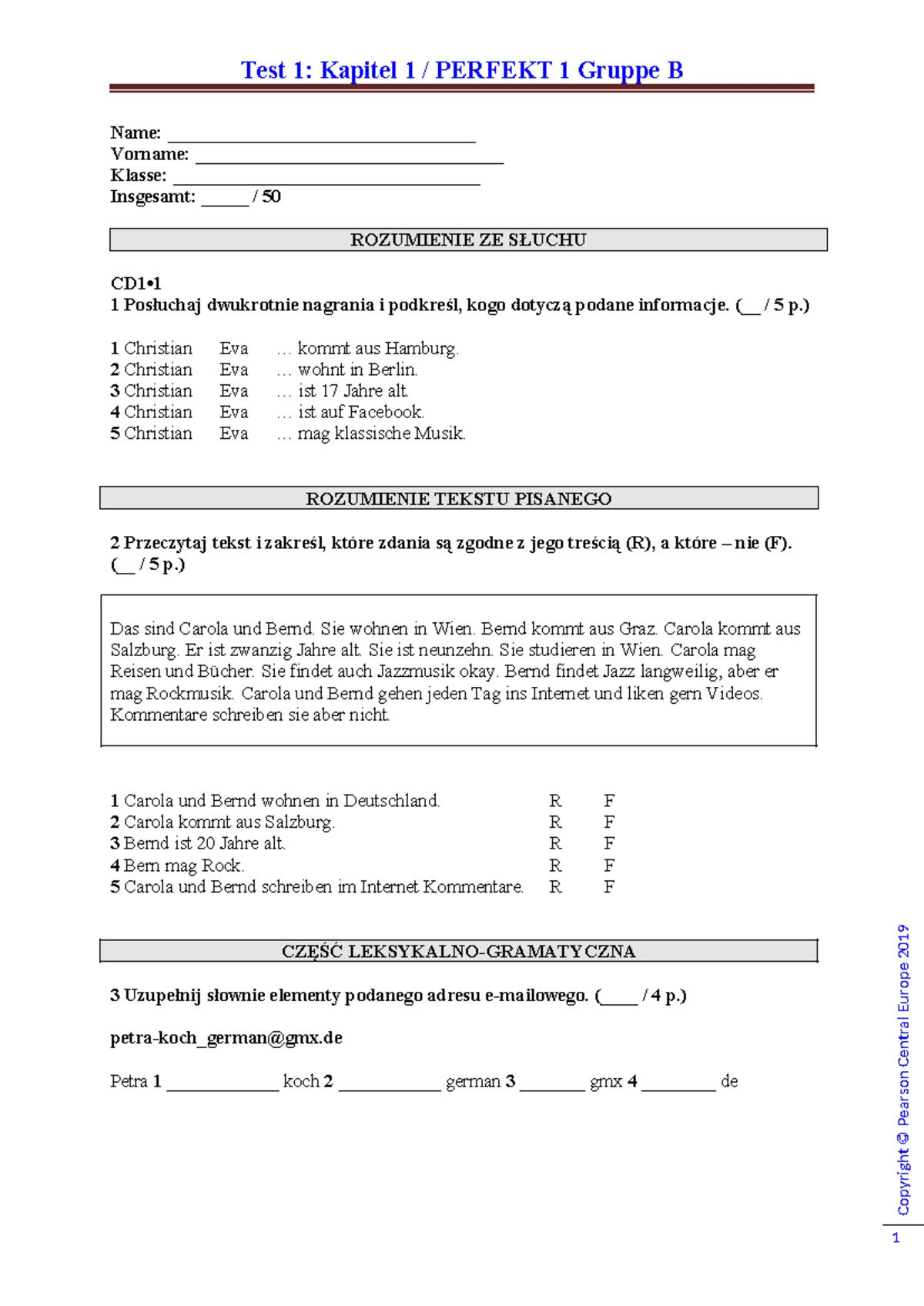 Reading Skills Practice: Restaurant Menu Exercises (Focus 3, 2020 ...